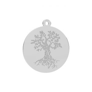 Ciondolo - albero della vita*argento AG 925*LKM-3455 - 0,50 16x18,2 mm