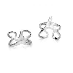 Anello universale - conchiglie*argento AG 925*U-RING OWS-01191 11x20 mm - R(11-15))