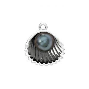 Ciondolo drago - perla bianca 8mm*argento AG 925*CON-1 ODL-01620 15,7x17 mm ver.3