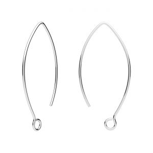 Chiusura aperta - tipo pesce*argento AG 925*BRY 6 0,85x22x42 mm