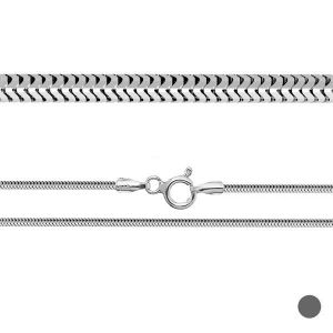Catena Snake*argento 925*CSTD 1,4 19 cm