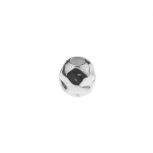 Pass-through bead - crushed*sterling silver AG 925*PLG 3,0x1,0 mm