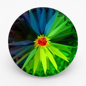 Pietra Rivoli rotonda 10,75 mm Crystal VM - 1122 SS 47 CRYSTAL VM F