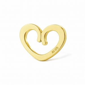 Ciondolo traforato in oro - cuore*oro AU 375*LKZ9K-30121 - 03 7x9 mm