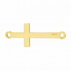 Connettore pendente in oro - croce*oro AU 375*LKZ9K-30020 - 0,30 9x23 mm