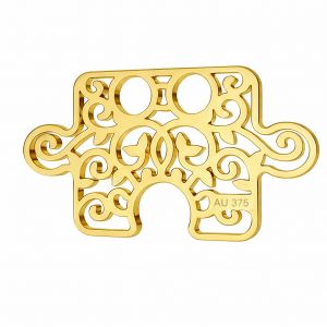 Connettore traforato in oro - puzzle*oro AU 375*LKZ9K-30003 - 0,30 11x19 mm