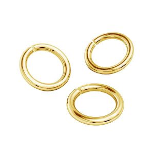 Anellino aperto in filo duro*ottone*BRASS KC 0,80x2,15 mm