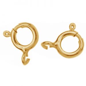 Chiusura - anello a molla*ottone*BRASS AM TNMA 5 mm